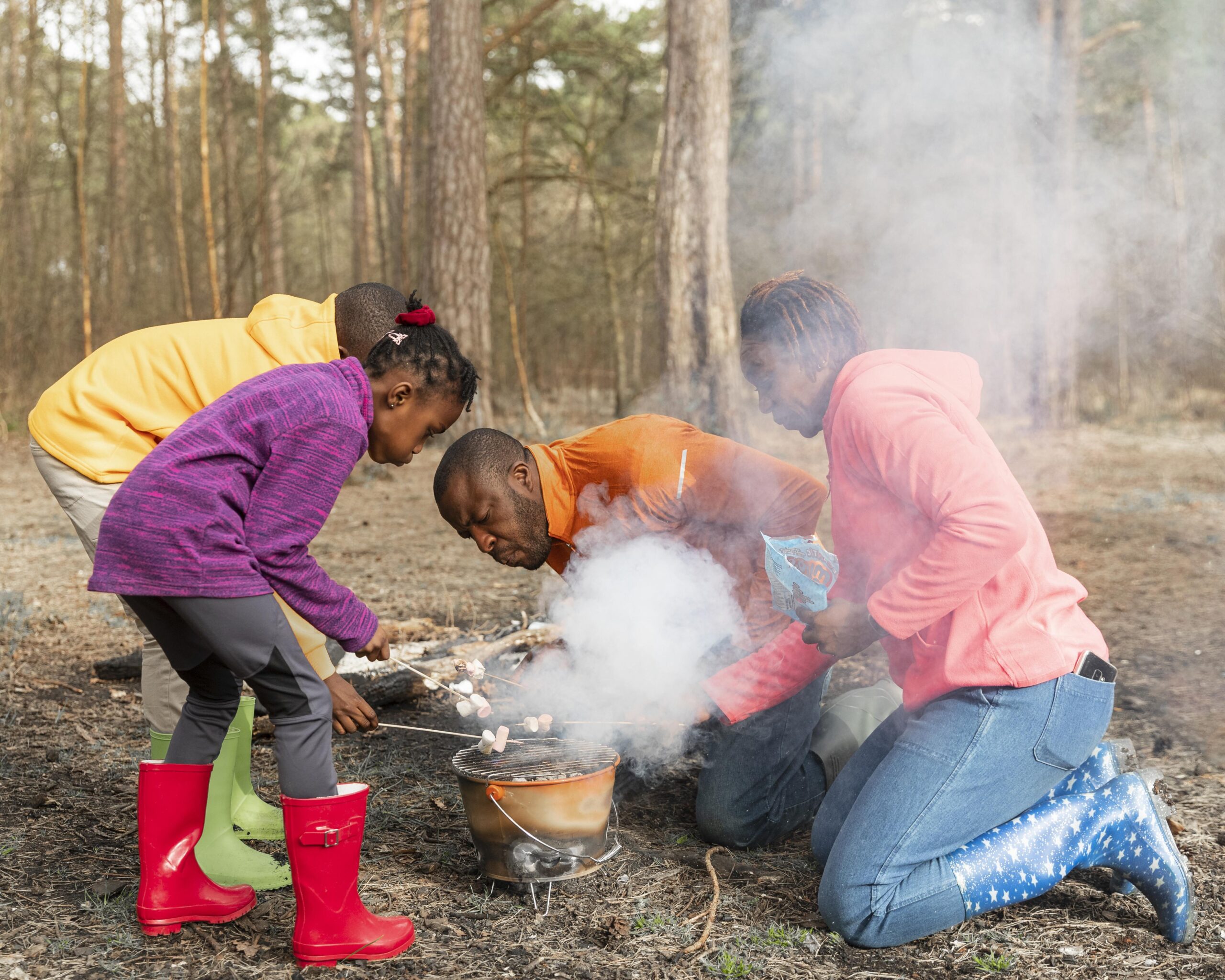 family-spending-time-together-woods